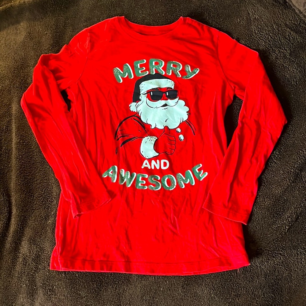 Carter's Red Santa Long Sleeve Tee